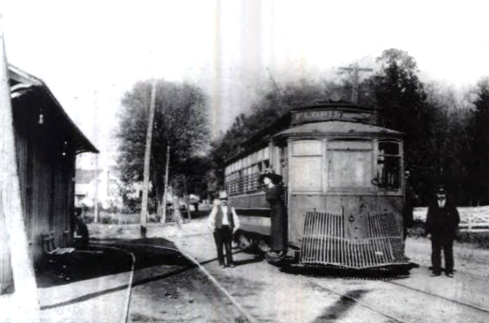 The West End Narrow Gauge Railroad depot in Florissant, Missouri, opened in 1878